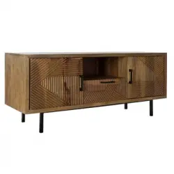 Mueble De Tv Dkd Home Decor Metal Madera De Mango (125 X 54,5 X 40 Cm)