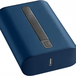 Powerbank - CellularLine Thunder, Universal, 10000 mAh, 2 entradas USB-C, Azul