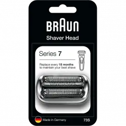 Recambio para afeitadora - Braun Series 7 73S, Compatible con 7, Negro