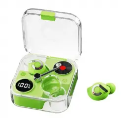 Smartek TWS-E89GR Auriculares Inalámbricos Estéreo Verde/Transparente