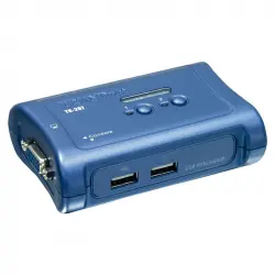 Trendnet TK-207K Switch Conmutador 2x VGA Azul