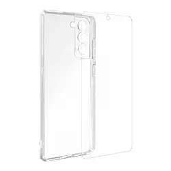 4Smarts Carcasa Transparente y Cristal Templado 9H para Samsung Galaxy S21 Fe