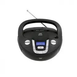 Belson - Radio CD Portátil BSL PCD-31N Negro Con Bluetooth