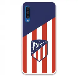 Funda Oficial Atlético de Madrid del Atleti Escudo Fondo Atlético para Samsung Galaxy A50