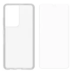 Funda Otterbox React Transparente + Protector de pantalla para Galaxy S21 Ultra