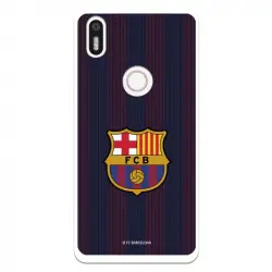 Funda Para Bq Aquaris X5 Plus Del Barcelona Rayas Blaugrana - Licencia Oficial Fc Barcelona