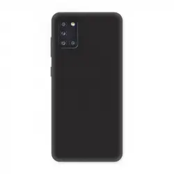 Icoveri Funda Soft Matte Negra para Samsung Galaxy A31