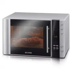 Microondas Con Grill Y Convección Incluye 2 Resistencias Plata 30 L. Severin Mw 7825