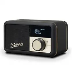 Roberts Radio - Radio Portátil Con Bluetooth Revival Petite Negro