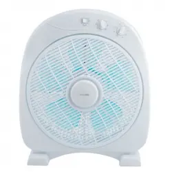 Universal Blue Box Fan Ventilador de Suelo 50W Blanco