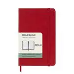 Agenda 2023/2024 Moleskine Pocket semana vista 18 meses tapa dura rojo escarlata