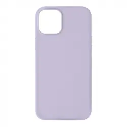 Avizar Funda Silicona Semirrígida Acabado Tacto Suave Morado para iPhone 13