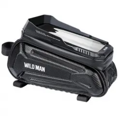 Bolsa Para Bicicleta Wildman Xt5 Con Ventana Táctil Y Forro Impermeable De 1.2l