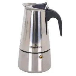 Cafetera QUTTIN 6 tazas acero inoxidable