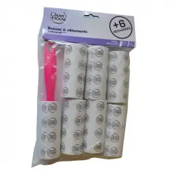Cepillo para ropa adhesivo + 6 recambios