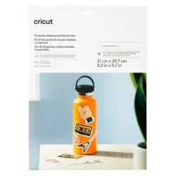 Cricut - Kit Vinilos Imprimibles Blancos 6 + 6 Hojas Para Joy Xtra
