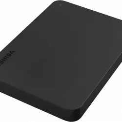 Disco duro externo 1 TB- Toshiba Canvio Basics, 3.5", USB 3.0, HDD, Negro
