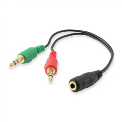 Equip 147942 Cable Audio Jack 3.5mm Hembra a 2x Jack 3.5mm Macho