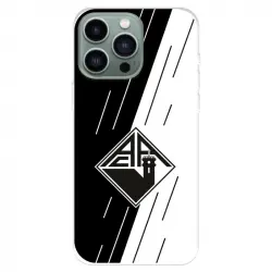 Funda para iPhone 14 Pro Max Académica de Coimbra Escudo Bicolor Licencia Oficial