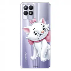 Funda Para Realme C11 2021 Oficial De Disney Marie Silueta - Los Aristogatos