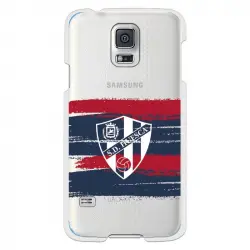 Funda Para Samsung Galaxy S5 Del Huesca Rayas Transparente - Licencia Oficial Sd Huesca