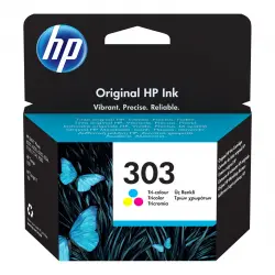 HP - Cartucho De Tinta Original 303 Tricolor (T6N01AE)