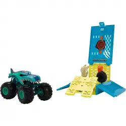 Mattel Hot Wheels Monster Trucks Mega-Wrex Crash Cage Conjunto de Juego