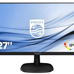 Monitor - Philips 273V7QDSB/00, 27" Full HD IPS, 5 ms, Flicker Free, Low Blue Mode, HDMI, Negro