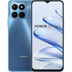 Móvil - Honor 70 Lite 5G, Ocean Blue, 128 GB, 4 6.5" HD+, Snapdragon SM4350Pro, 5000 mAh, Android