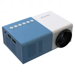 PRIXTON - Proyector Portátil Cinema Mini Azul/blanco