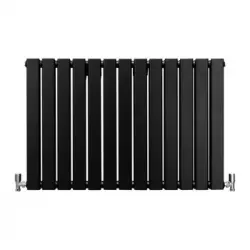 Radiadores De Panel Plano De Diseñador 600x910mm – Negro Mate