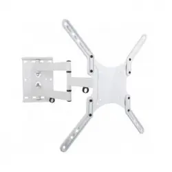 Techly 023851 Soporte De Pared Para Tv Lcd / Led / Pdp Doble Brazo 23-55 45 Kg Vesa Blanco