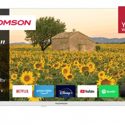 TV DLED 24" - Thomson 24HA2S13C, HD, ARM CA55 Quad core, Adaptador 12 V, Android TV, Blanco