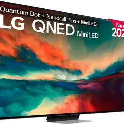 TV QNED Mini LED 86" - LG 86QNED866RE, UHD 4K, Procesador Inteligente α7 4K Gen6, Smart TV, DVB-T2 (H.265), Negro