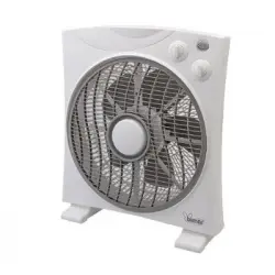 Ventilador De Caja Espero, 38,5 X 44,5 X 15,3 Cm, Color Blanco, Gris