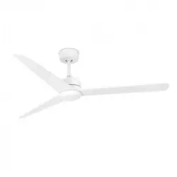 Ventilador De Techo Faro Nuu Blanco 132cm Con Motor Dc Sin Luz