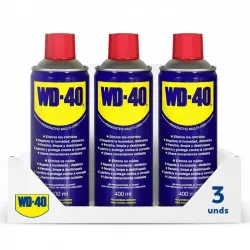 WD-40 Pack 3 Spray Lubricante Multiusos 400ml