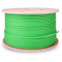 Aisens A146-0668 Bobina Cable de Red Cat.7 RJ45 S/FTP AWG23 LSZH CPR CCA 500m Verde