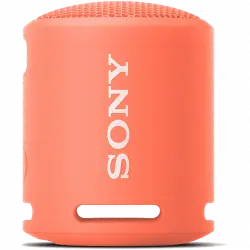 Altavoz inalámbrico - Sony SRSXB13P.CE7, Extra BASS, 16h de autonomía, IP67, Bluetooth, USB-C, Coral