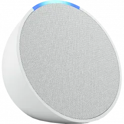 Altavoz inteligente - Amazon Echo Pop, Bluetooth con Alexa de sonido potente y compacto, Blanco