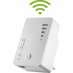 Amplificador WiFi - Devolo 9790 Repeater ac, 1200 Mbps, 1 puerto LAN Gigabit Ethernet, WPS, Blanco