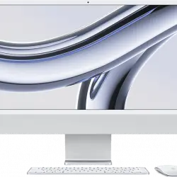 Apple iMac (2023), 24" Retina 4.5K, Chip M3, CPU de 8 núcleos, GPU GB RAM, 256GB SSD, macOS Sonoma, Plata