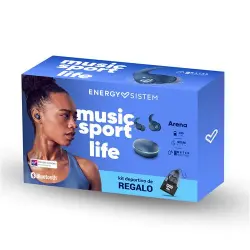 Auriculares deportivos Energy Sistem Arena Azul Indigo Kit Deportivo