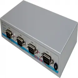 BeMatik Adaptador USB-B a 4 Puertos RS232/422/485 DIN