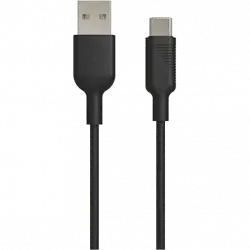 Cable USB - Muvit MCUSC0014, a Micro USB, 2.4 A, 1.2 m, Negro