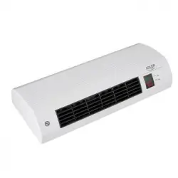 Calefactor Cerámico De Pared Split, Sensor Ventanas Abiertas, Termostato Digital 7-38 °c, Mando Blanco 2200w Adler Ad7714
