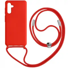 Carcasa Para Samsung Galaxy A54 5g Semi-rígida Ultra-fina Acabado Mate Rojo