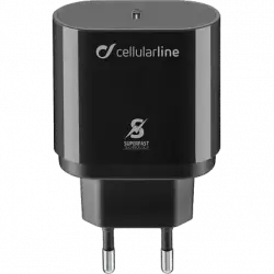 Cargador - CellularLine ACHSMUSBCPD25WK, para Samsung A70, A80, A90, Note 10, 10+