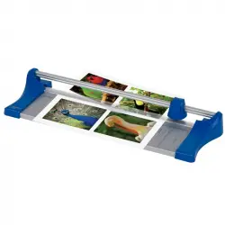 Cizalla Q-connect Metalica De Rodillo De 32 Cm Con Base De Aluminio