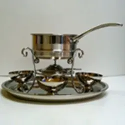 Fondue Pottery Inox Rotativa 23 Piezas